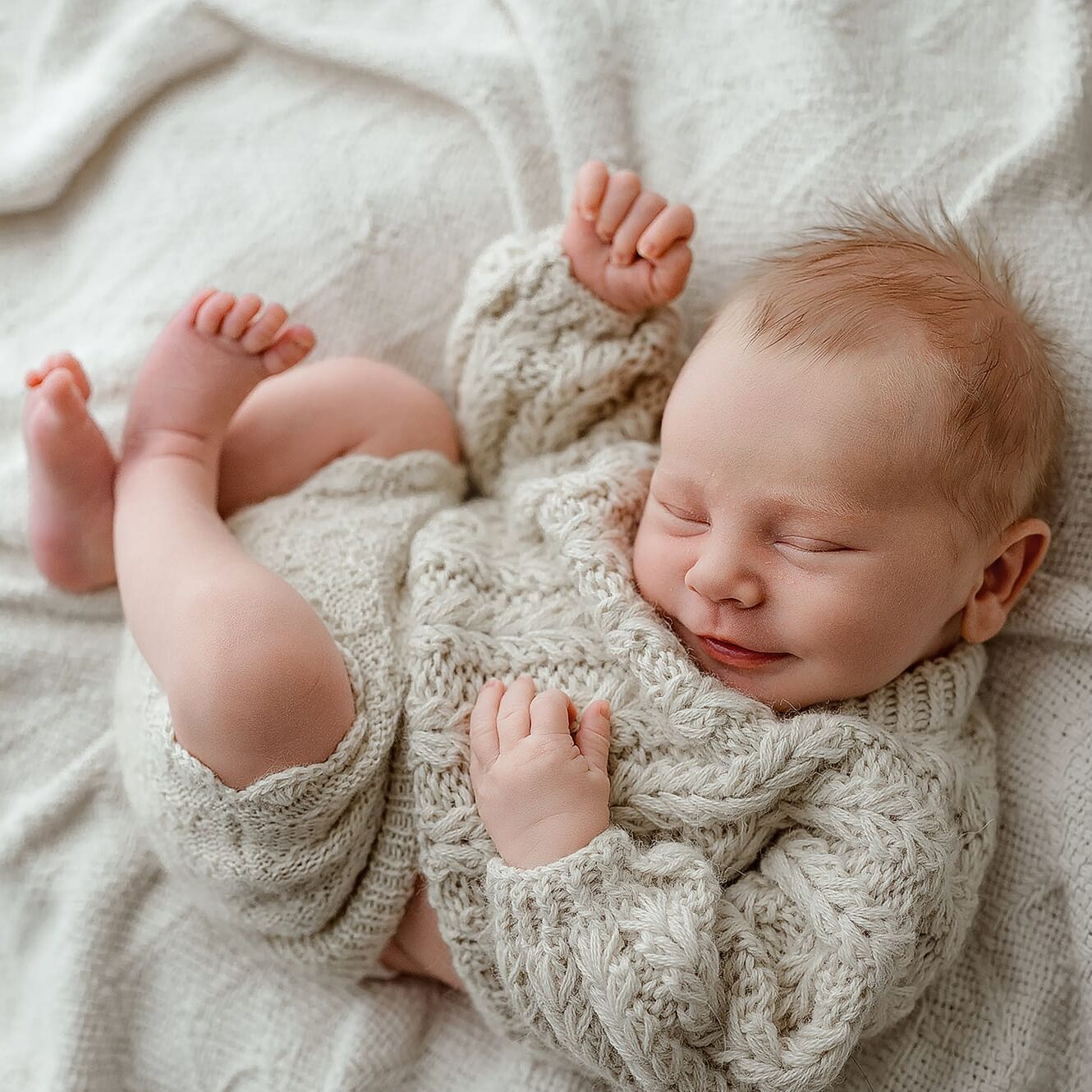 relaxed newborn photography session clarksville
